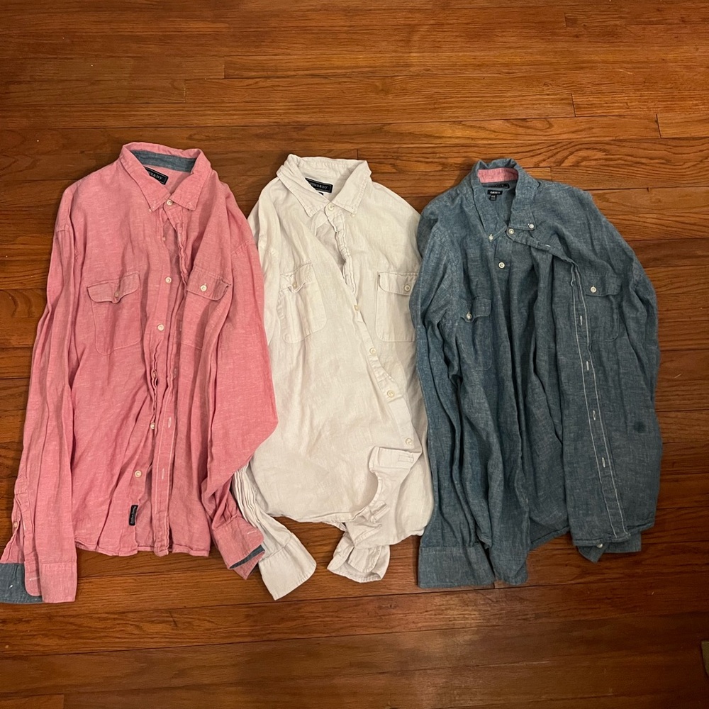 3 crown & ivy Men's Casual Button-Down Shirts